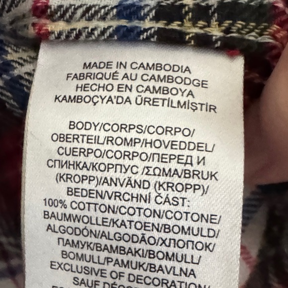 Ralph Lauren Red and Black Plaid Pajama Set - Picture 5 of 6